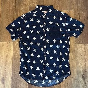 American Garage America 4th of July Button Down Shirt